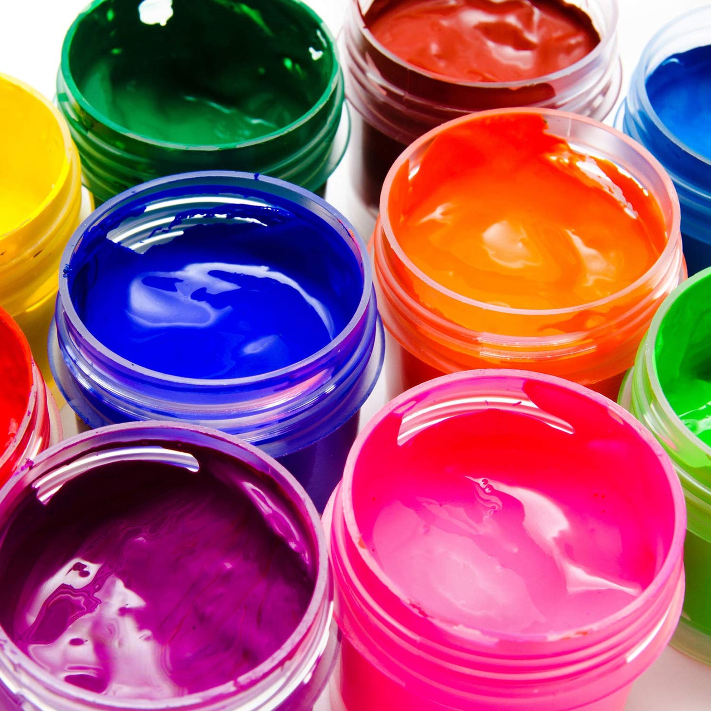 Boao 50 Pieces Empty Clear Plastic Pot Jars with Lids Round Sample Containers Mini Travel Jars for Storage of Ear Studs Ear Ring(30 ml/30g)