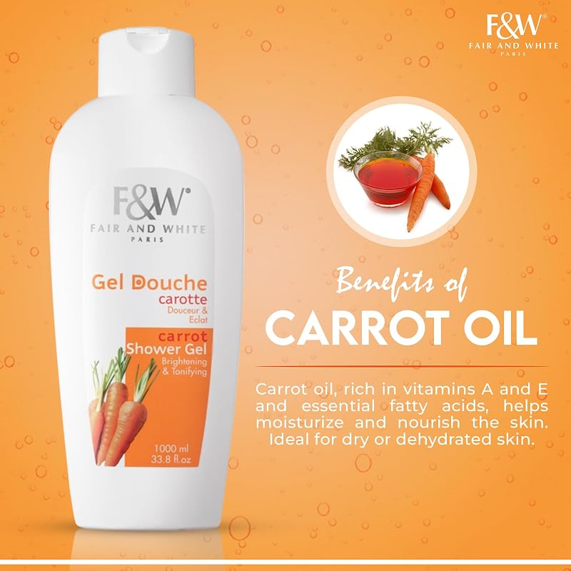 Carrot Tonifying Body Wash 1000ml – Hydrating Brightening Cleanser