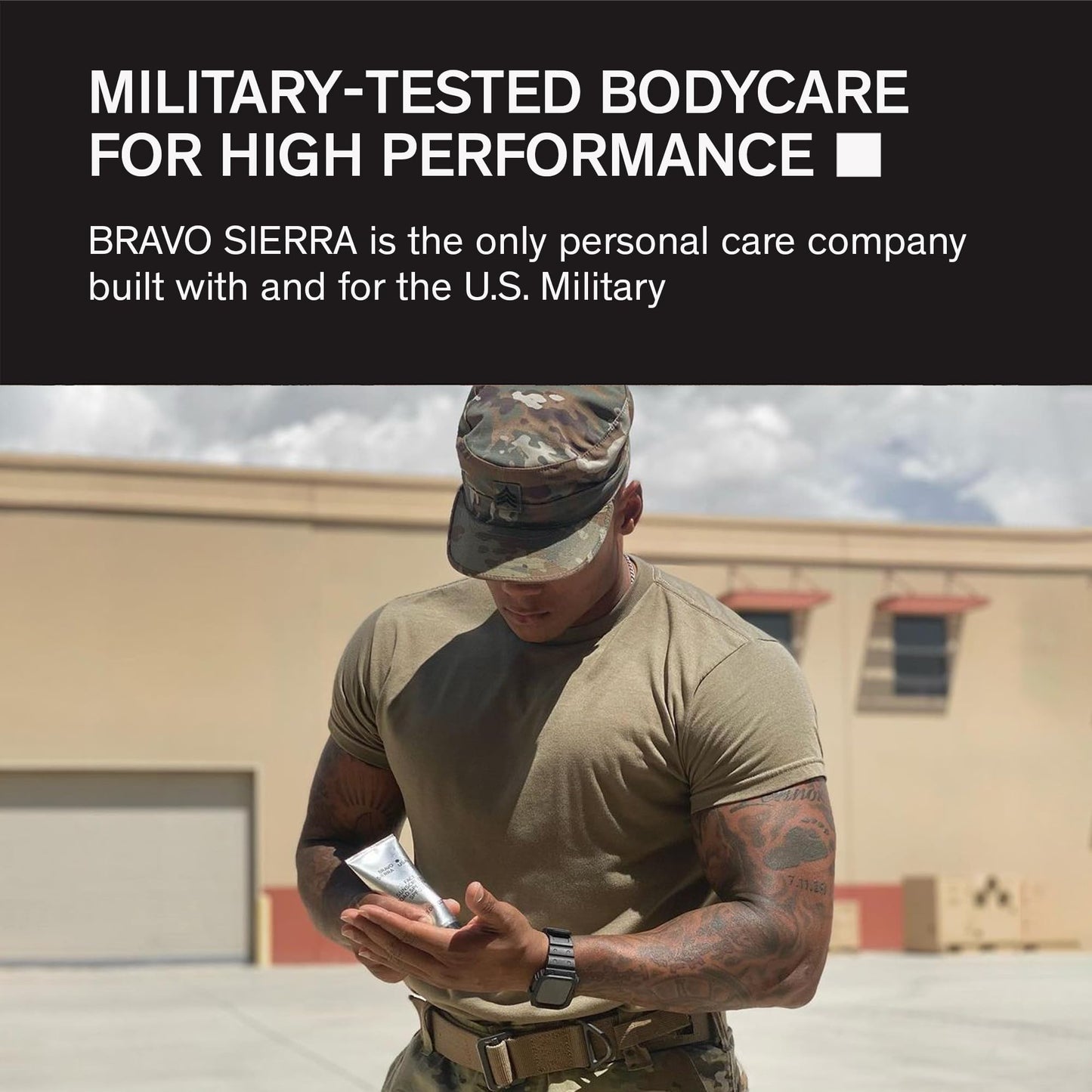 Aluminum-Free Deodorant for Men by Bravo Sierra, 2-Pack - Contains Natural Ingredients – Long Lasting Odor and Sweat Protection - Citrus & Cedarwood, 3.2 oz - Paraben-Free, Vegan & Cruelty-Free