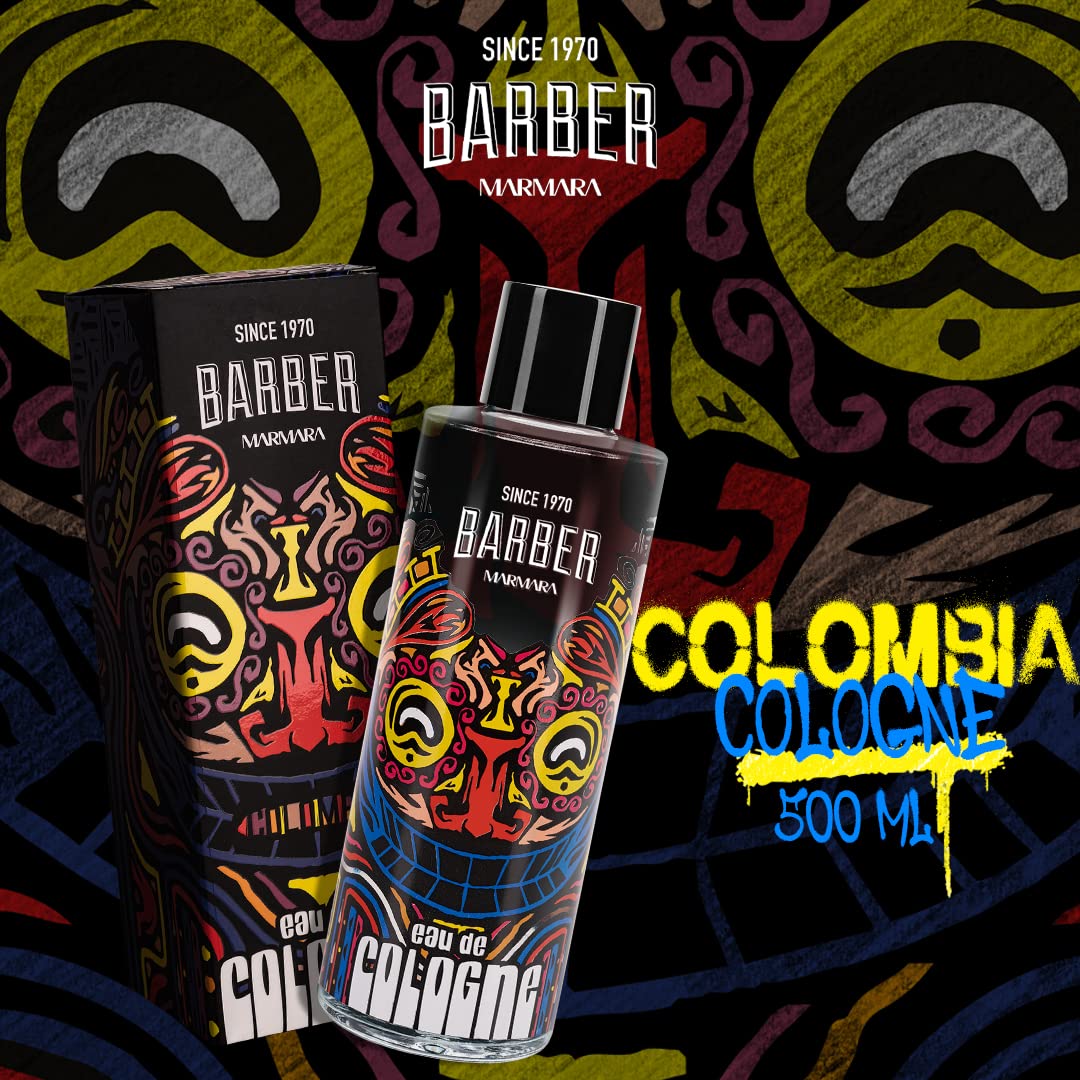 Travel Size Marmara Barber Cologne (50ml) - Ideal for Modern Barbers & Shaving Enthusiasts