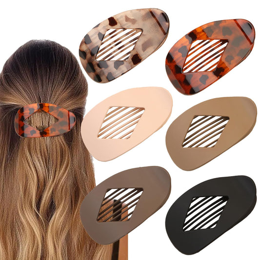 2025 Duckbill Hair Clips for Women Elegant Flat Hair Clips for Thick Hair(6PCS Rhombus)