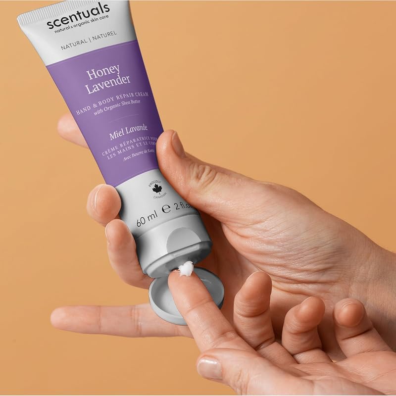 Hand Cream Trio with Shea Butter | Lemon Verbena, Honey Lavender & Vanilla Sandalwood — 60 ml Each