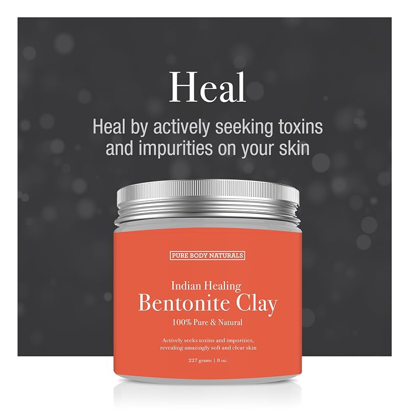 Dead Sea Mud Mask, Bentonite Clay & Activated Charcoal Set for Skin Care - Self Care Gift