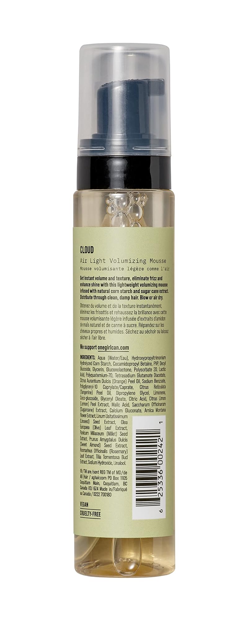 AG Care Cloud Airlight Volumizing Mousse – New Collection
