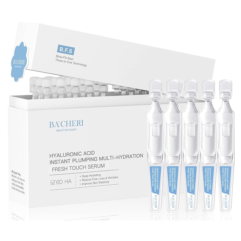 6D Hyaluronic Acid Serum 1.8ml x 30 Pcs Box – Deep Hydration & Multi-Layer Skin Nourishing