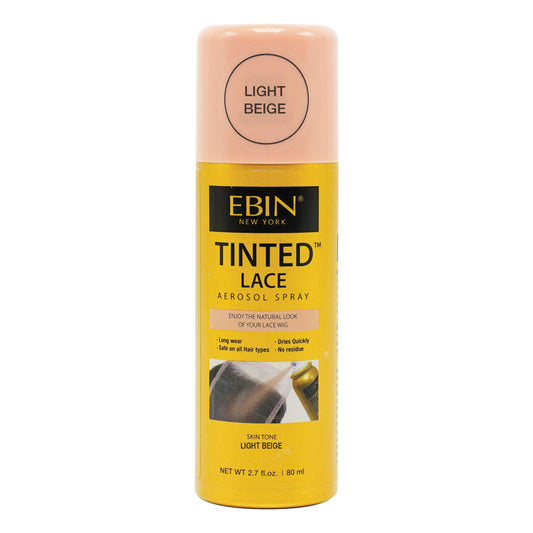 Tinted Lace Spray - Light Beige 2.7fl.oz/80ml | Seamless Lace Blending, Quick-Dry Formula, Natural Finish for Lace Front Wigs