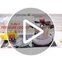 6.3 Quart 3-in-1 Stainless Steel Pressure Cooker - Fast & Safe Cooking