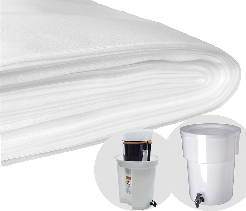 (100 Pack) Commercial Cold Brew Coffee Filters 20" x 20" for 5-Gallon Brewers