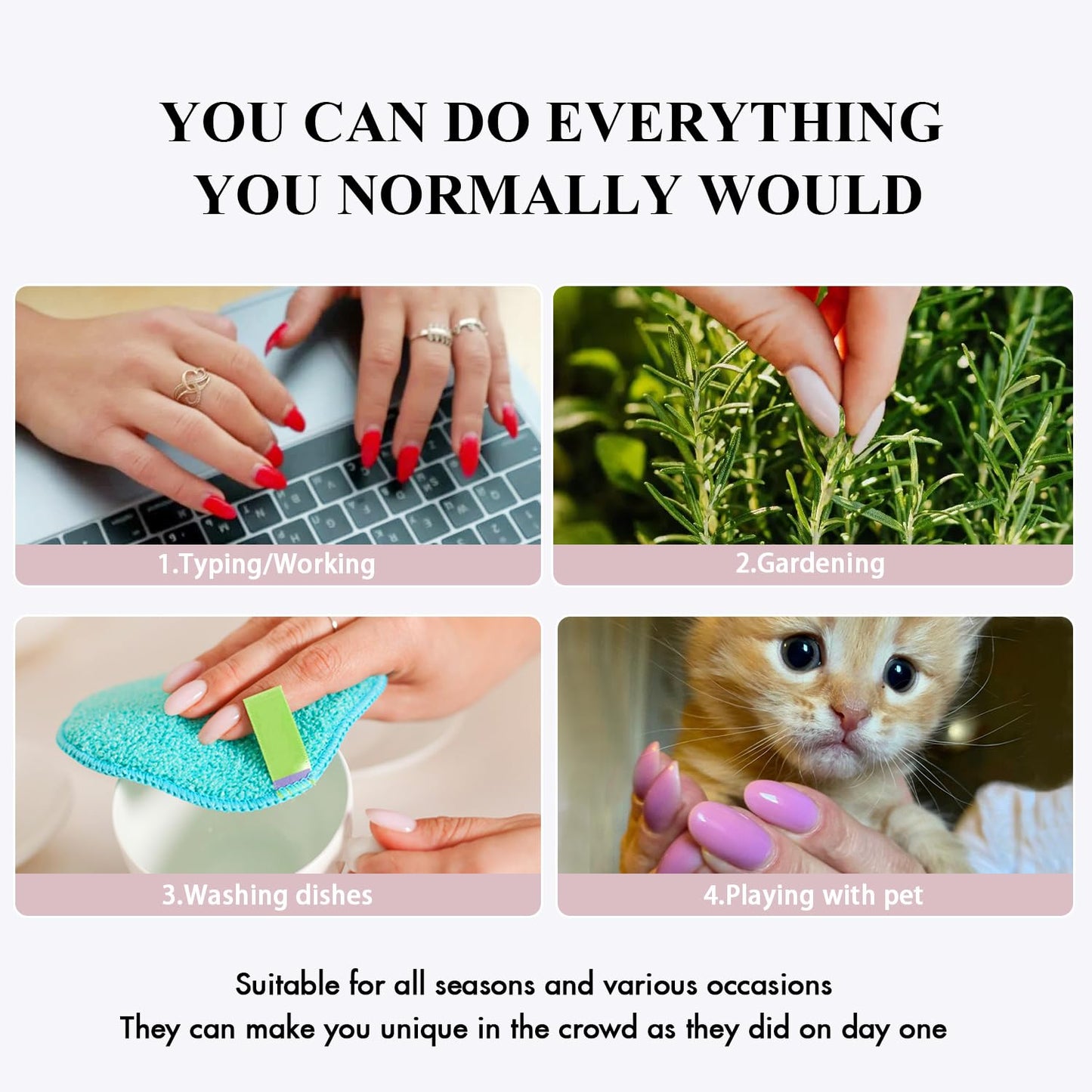 KQueenest Dark Purple Press On Nails Short Oval - Acrylic Press On Nails with Glue, Almond Short Fake Nails Press ons, Glossy Opaque Plum Color, Reusable Soft Gel Glue on Nails for Women, 24 Pcs