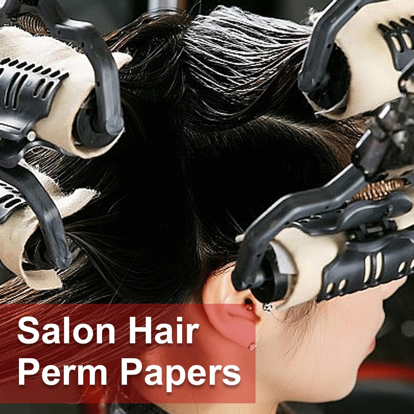 260PCS Perm Papers for Hair, Thickened Wrap Paper for Curls, High-Temperature Resistant Perm End Paper, Curling Tool Hair Styling Accessories for Professional Hair Salon Home