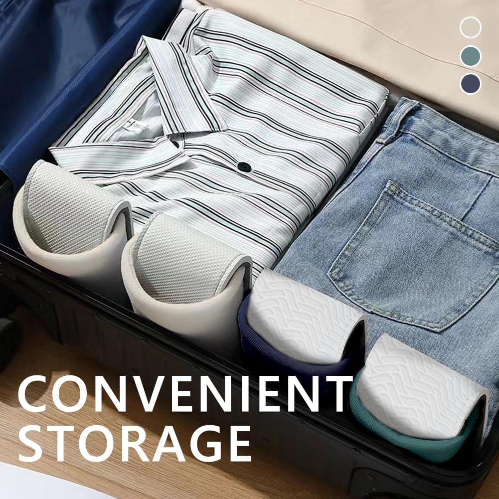 Non-Slip Disposable Slippers - 2-6 Pairs, Washable Velvet Closed Toe for Guests, Hotel & Spa