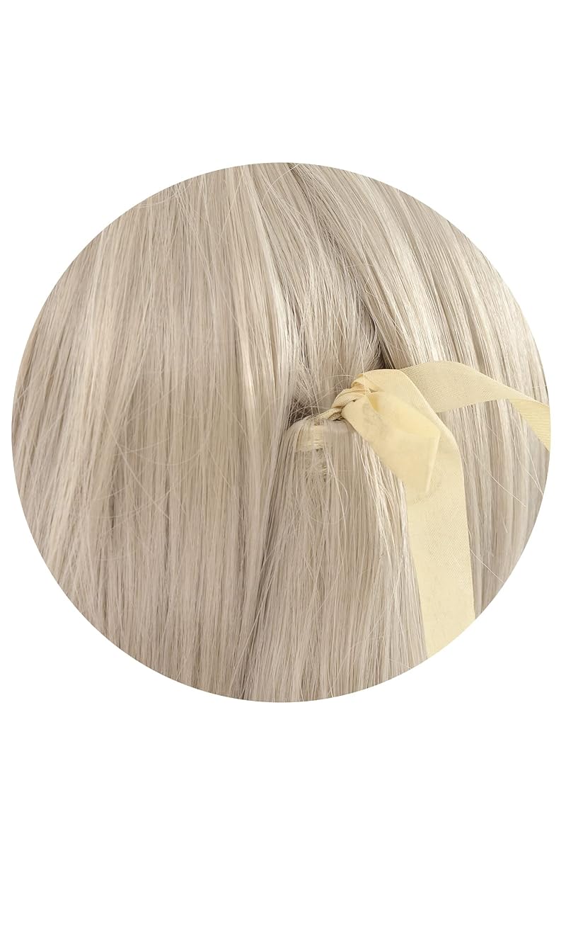 Grey Double Ponytail Cosplay Wig for Women - Short Base, Heat-Resistant