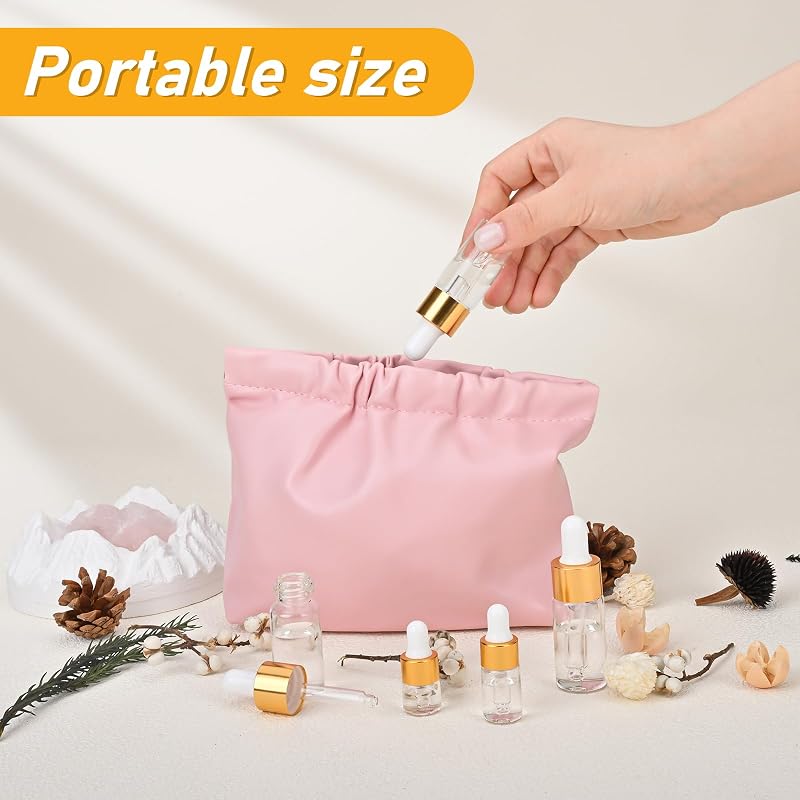 100 Pack 10ml Mini Dropper Bottles for Cuticle Oil - Thickened Glass, Leak-Proof