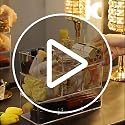 Acrylic Makeup Organizer Set - 4 Pieces, Stackable Clear Storage