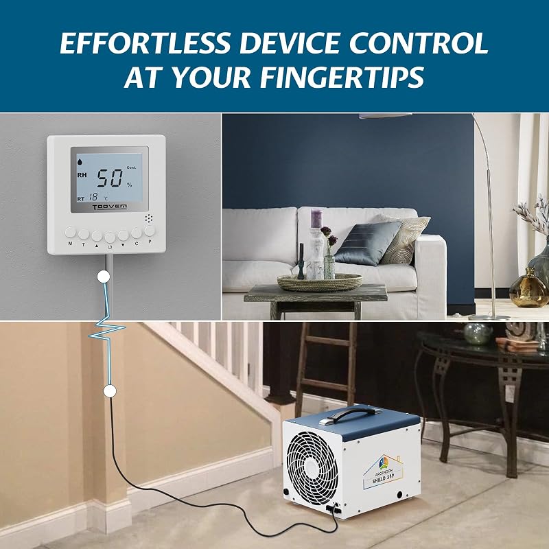 Remote Controller for Digital Humidity and Temperature - White (ARGENDON)