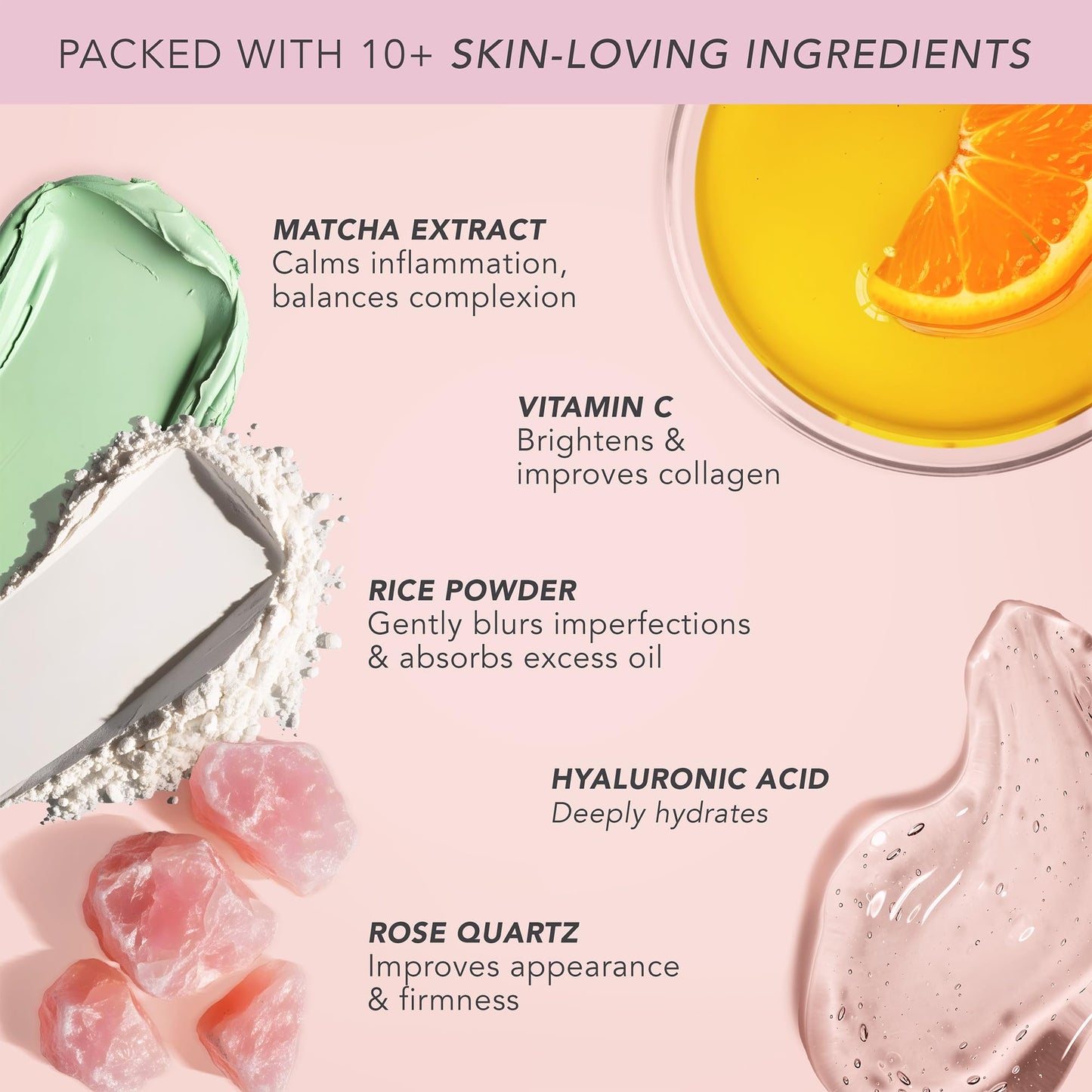 Doll 10 - Pink Power Pressed Setting Powder – Blurring Powder for Face – Brightening Powder – Compact Press Powder Makeup for Women – Vegan, Clean Beauty, Talc Free - Blurs Pores - 4 Month Supply