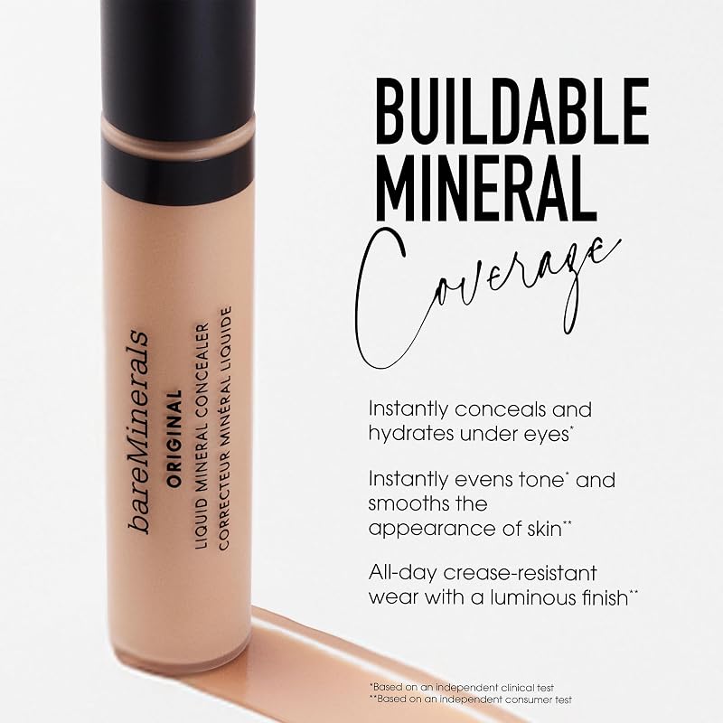 bareMinerals Original Liquid Concealer 0.20 oz — AG Light/Medium 2.5N+0.2 Fl Oz