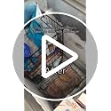 Black Freezer Organizer Bins 6 Pack for 5/7 Cu.FT Deep Freezer