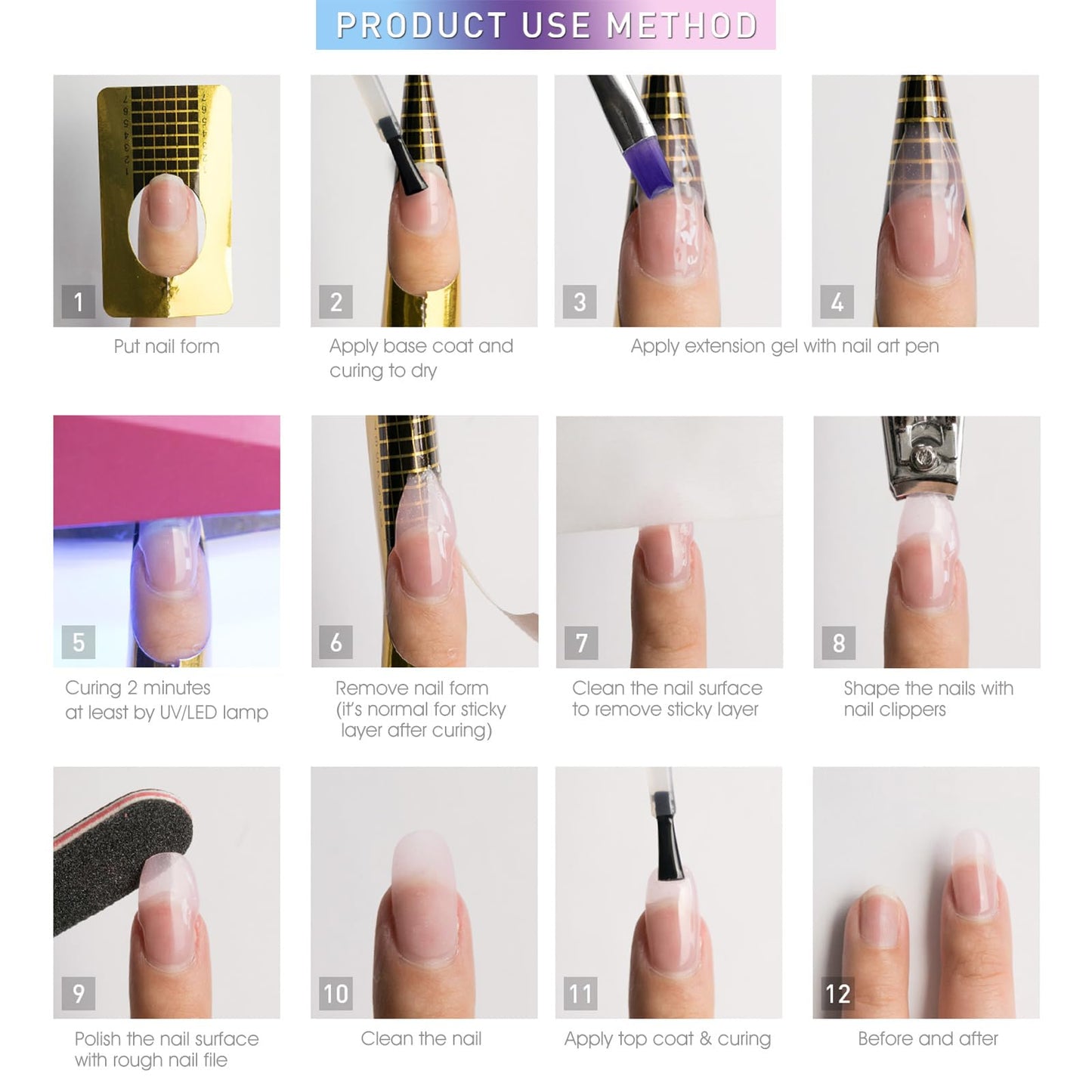 CANNI Builder Gel for Nails – 1 Fl Oz Dusty Rose Purple Hard Gel for Nail Extension & Strengthening, Jelly gel Polish for DIY Nail Art