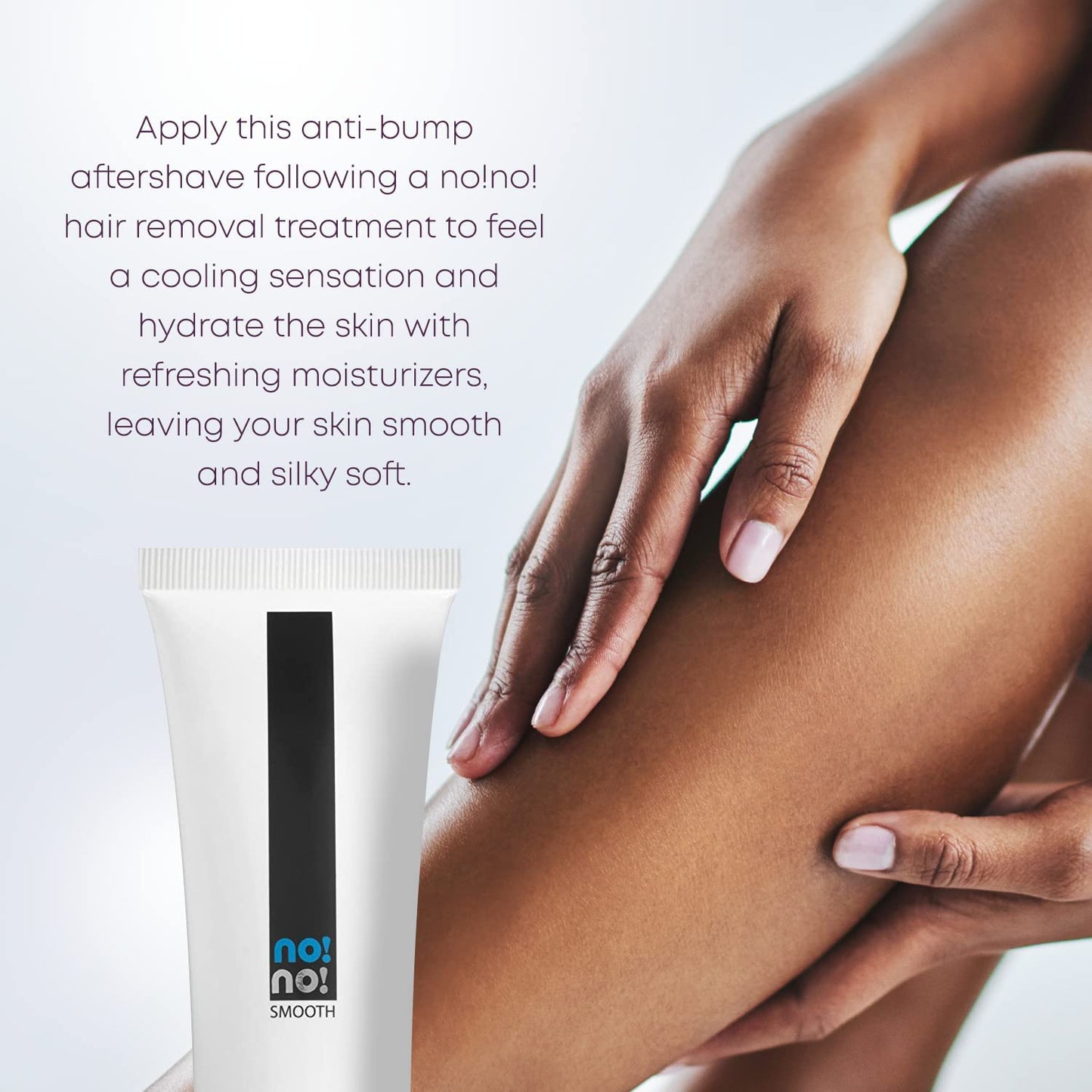 no!no! Smooth After Treatment Lotion - After Shave Lotion for Men and Women - For Face and Body - Slows Hair Regrowth and Repairs Skin