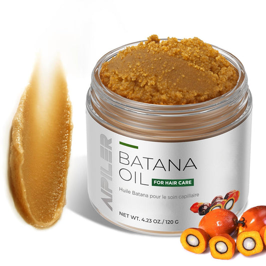 AIPILER Batana Oil for Hair Strenthening: Dr Sebi 100% Pure and Raw Honduras Hair Treatment Oil - Pre or Post Shower Hair care for Curly/Coily/Wavy Hair 4.23oz