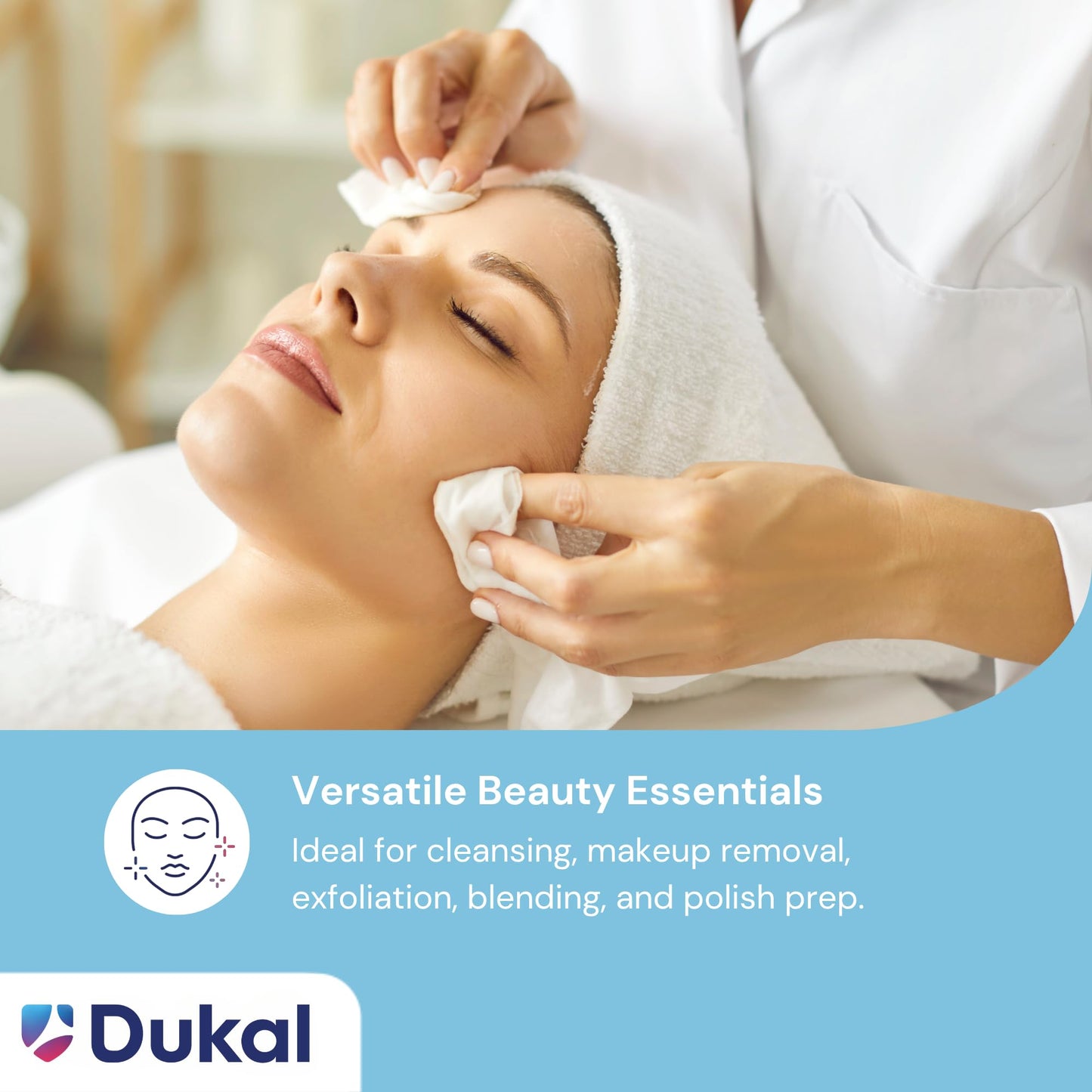 Non-Sterile - DUKAL Reflections Beauty Wipes - Latex Free (4-Ply) (4" x 4") - 200 count