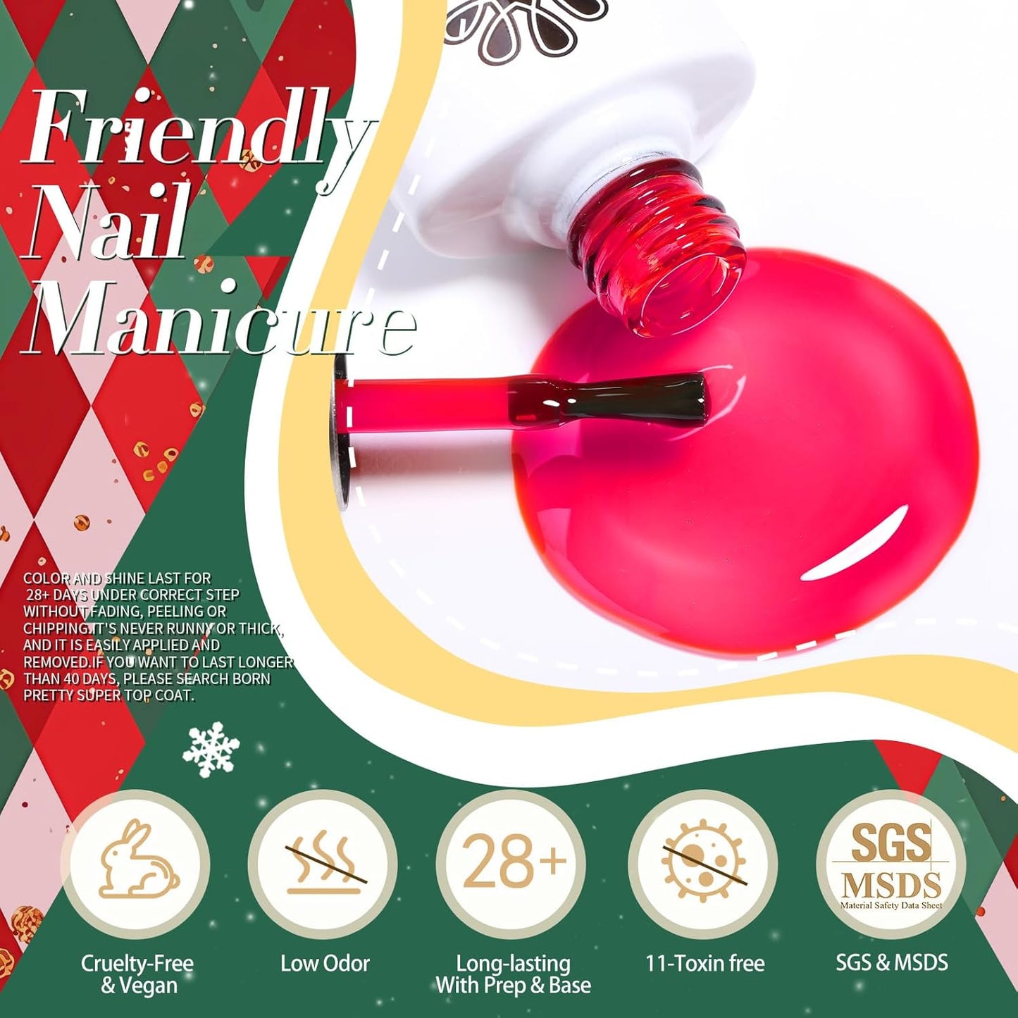 Born Pretty Neon Jelly Gel Nail Polish Set - Halloween Colors, Soak Off UV/LED for Salon & DIY