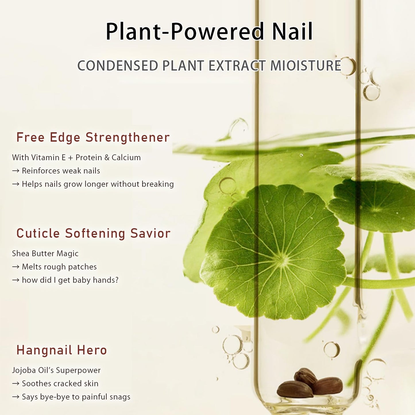 Keratin Nail Strengthening Cream - 1oz Improve for Brittle, Peeling & Weak Nails, Cuticle Care with Biotin & Vitamin E, Fast-Absorbing Nail Growth for Stronger, Healthier Nails