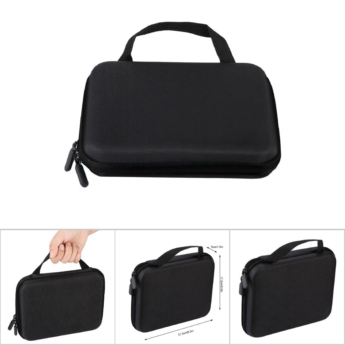 Jerliflyer Essential Oil Storage Bag,1-3ml 63 Slots Portable Aromatherapy Essential Oil Storage Bag Case Collision Proof No Leakage 16mm Aperture Essential Oil Organizer for Travel Outdoor (black)