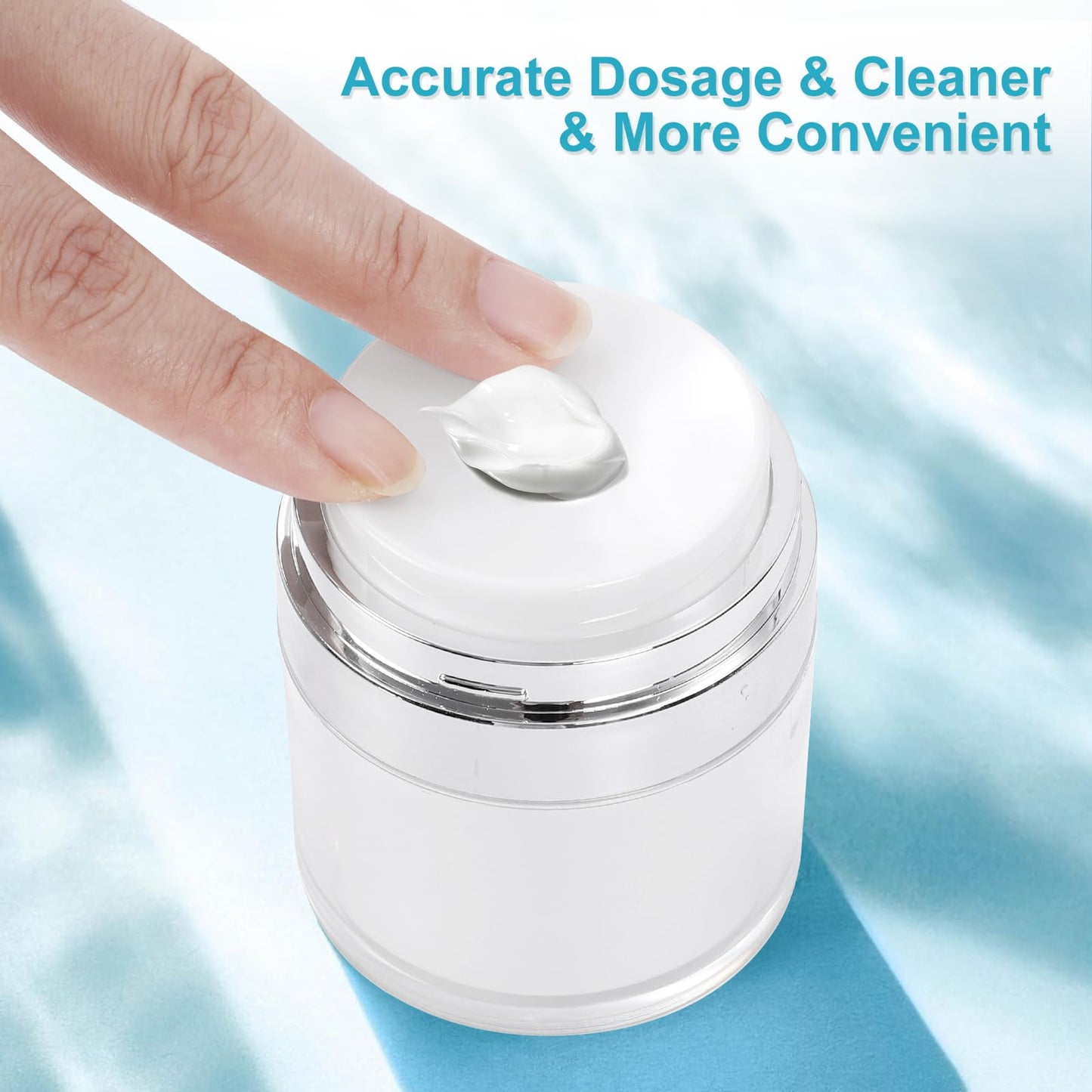 Bubimon 20 Pack Airless Pump Jar & Atomizer Perfume Spray Bottles Set, Leak Proof, Travel Cosmetic Containers for Shampoo Conditioner Lotion, Body wash, Cream, Toiletries, Essential Oil