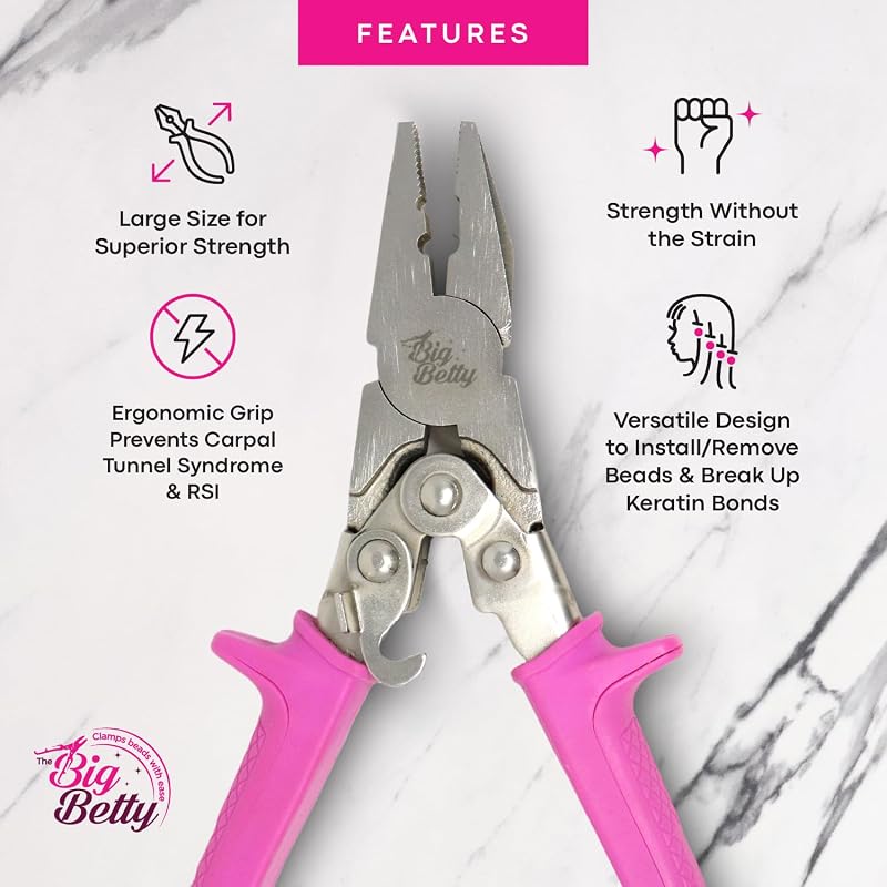Hair Extension Remover Pliers for Keratin Bond, Fusion & K-Tip Bond Breaker