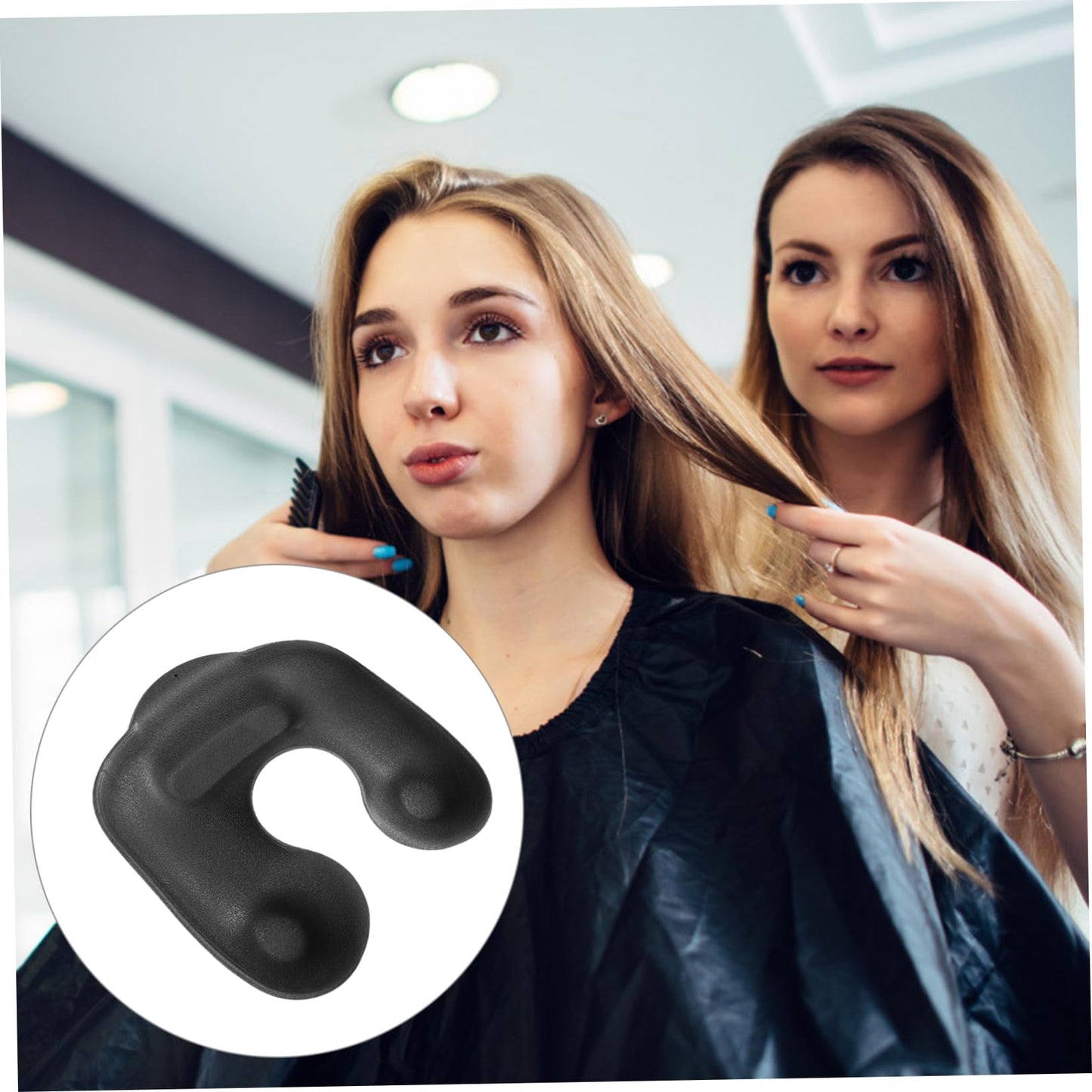DOITOOL Salon Hairdressing Perming Neck Tray Hair Washing Tray Hair Dye Shoulder Rest Barber Perm Container for Haircut Coloring