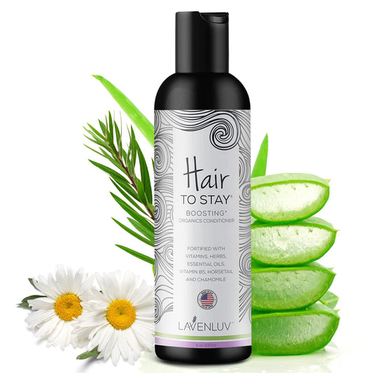 Lavenluv Stay Hair Growth Conditioner - Anti-Loss Treatment - Deep Moisture - Vitamins & Essential Oils - Thickening - Men & Women - 8oz