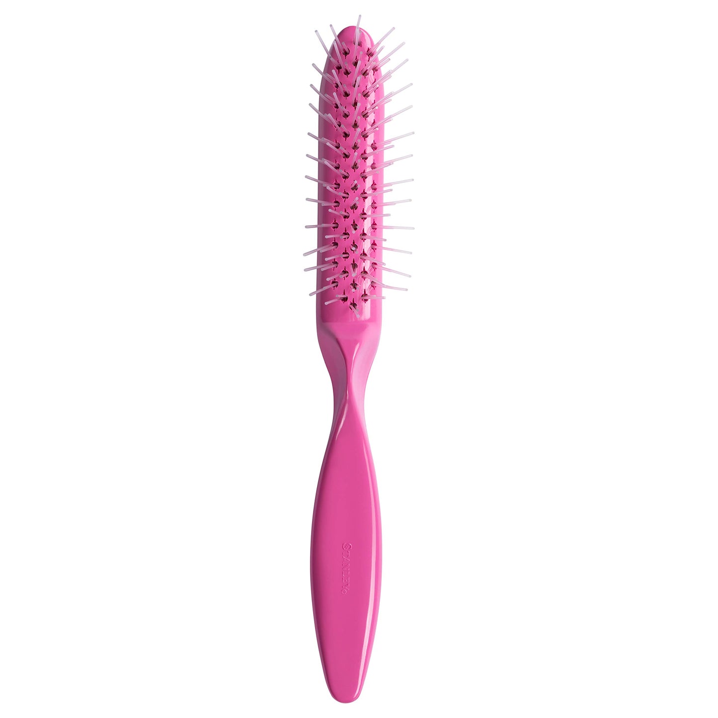Stanley Home Products Essentials Style Glider Hairbrush – Detangles - Use on Wet or Dry Hair - Acute Bristles (Pink)