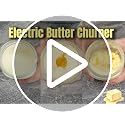 Electric Butter Churn 32oz Cordless High-Speed Maker 8000RPM - 5-10 Min