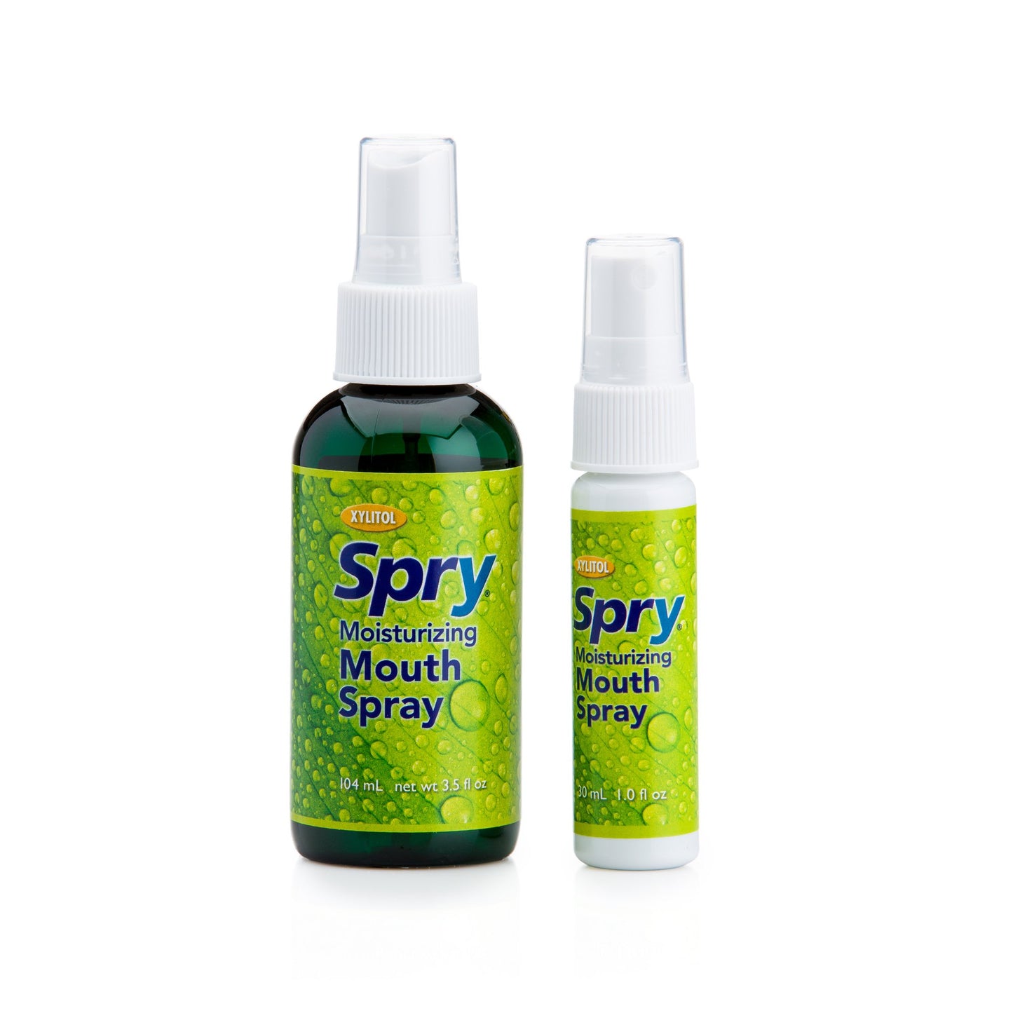 Spry Natural Xylitol Moisturizing Dry Mouth Spray, Stop Bad Breath, Increase Saliva Production, Non-GMO, Gluten-Free On The Go Oral Care with Spearmint Flavor, 4.5 fl.oz (Pack of 1)