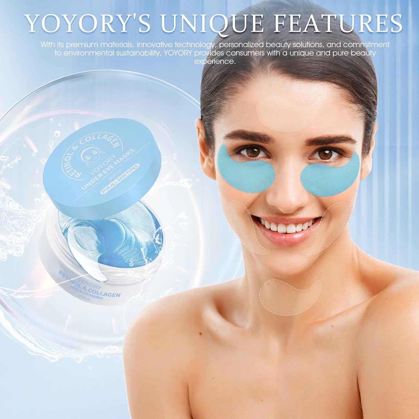 YOYORY Under Eye Patches Masks - for Eye bags,