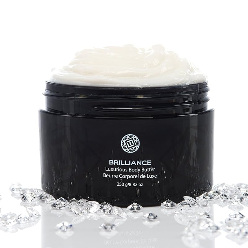 Diamond Body Butter for Silky Skin – Forever Flawless Anti-Aging Nourishing Lotion 8.82 oz