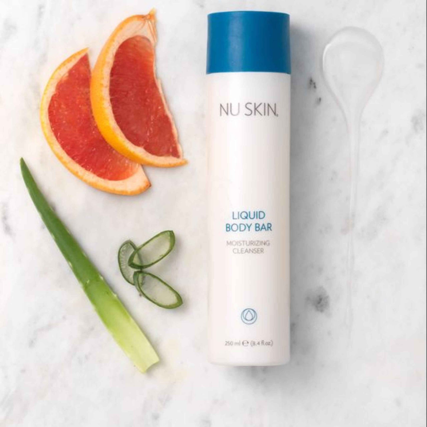 Nu Skin Liquid Body Bar | Moisturizing Cleanser for Soft, Refreshed Skin | Gentle Body Wash with Light, Invigorating Fragrance | 8.4 oz | 1 Pack