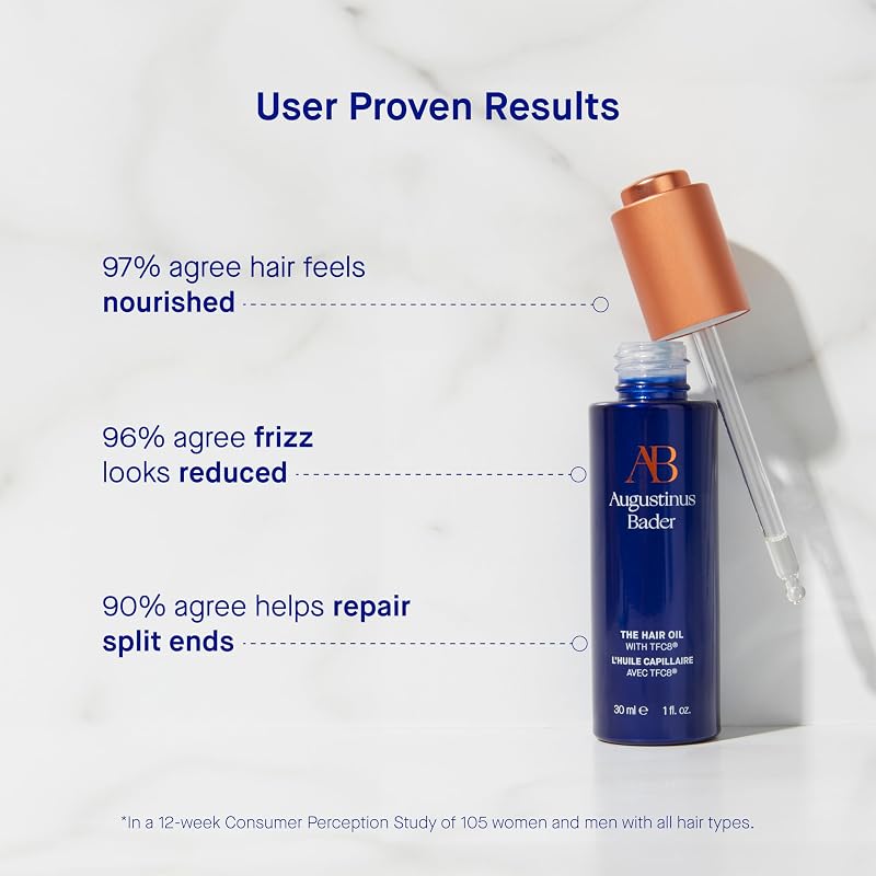 Augustinus Bader The Hair Oil - Blue 1 Oz (Pack of 1) Lightweight Fragrance-Free