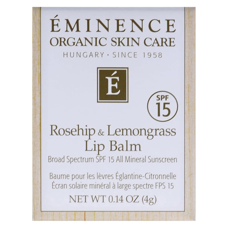 Lip Balm SPF 15 with Rosehip & Lemongrass - Unisex 0.14 oz