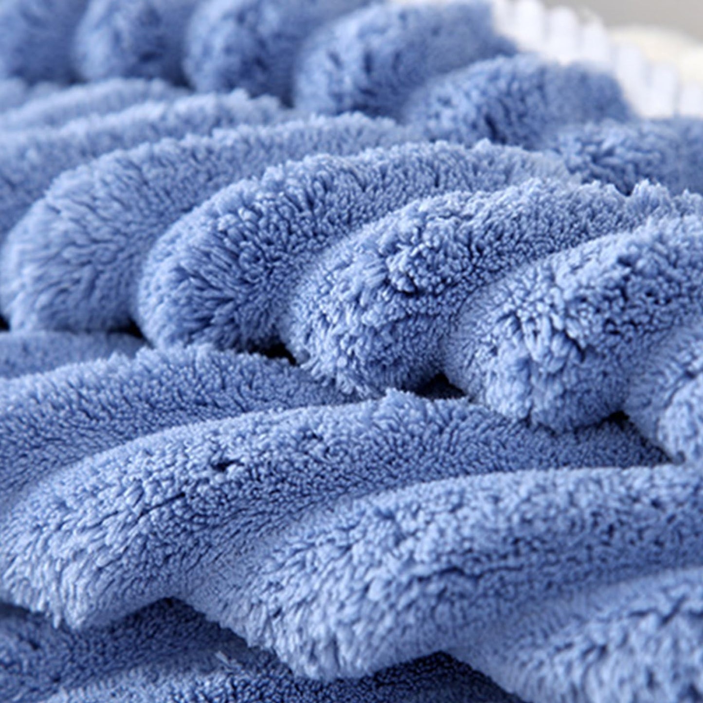 CAUNLA Super Absorbent Hair Towel Wrap for Wet Hair Quick Dry Microfiber Hair Towel with Button Shower Caps Bath Accessories