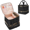 Nail Polish Organizer Bag Holds 54 Bottles - Large 11 x 9.5 x 9.5in, Black
