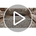 Zomfy Beige Brown 8x10 Vintage Floral Area Rug Non-Slip Washable Carpet for Living Room