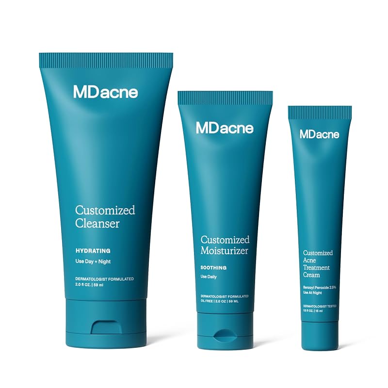 3-Step Acne Treatment Kit with Benzoyl Peroxide 2.5% — 60 Day Supply, 2 Count