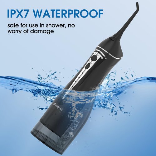 Water Flosser for Teeth Pick Cordlesss,Beautypick Portable Electric flossers for Teeth Cleaning and Flossing,300ML Braces Oral Irrigator, Rechargeable Waterproof Dental Picks for Home Travel
