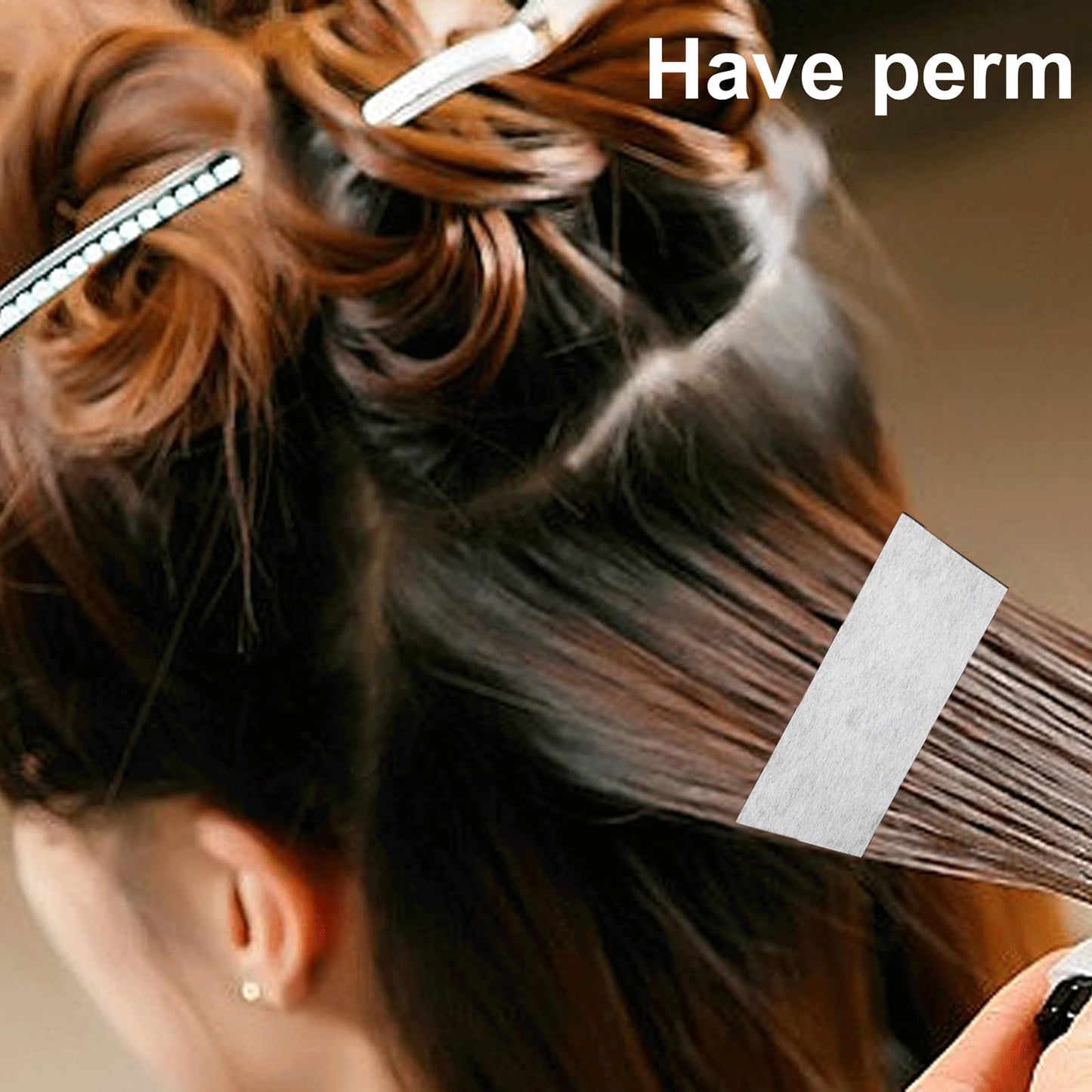 260PCS Perm Papers for Hair, Thickened Wrap Paper for Curls, High-Temperature Resistant Perm End Paper, Curling Tool Hair Styling Accessories for Professional Hair Salon Home