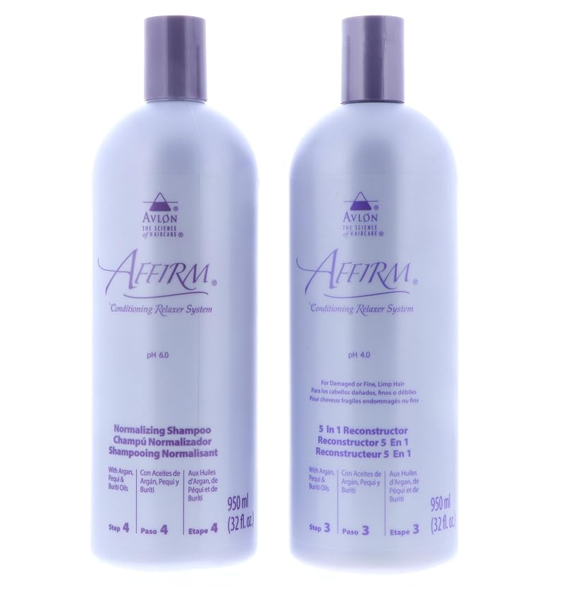 Avlon Affirm 5-in-1 Reconstructor & Normalizing Shampoo Set - 32 oz each