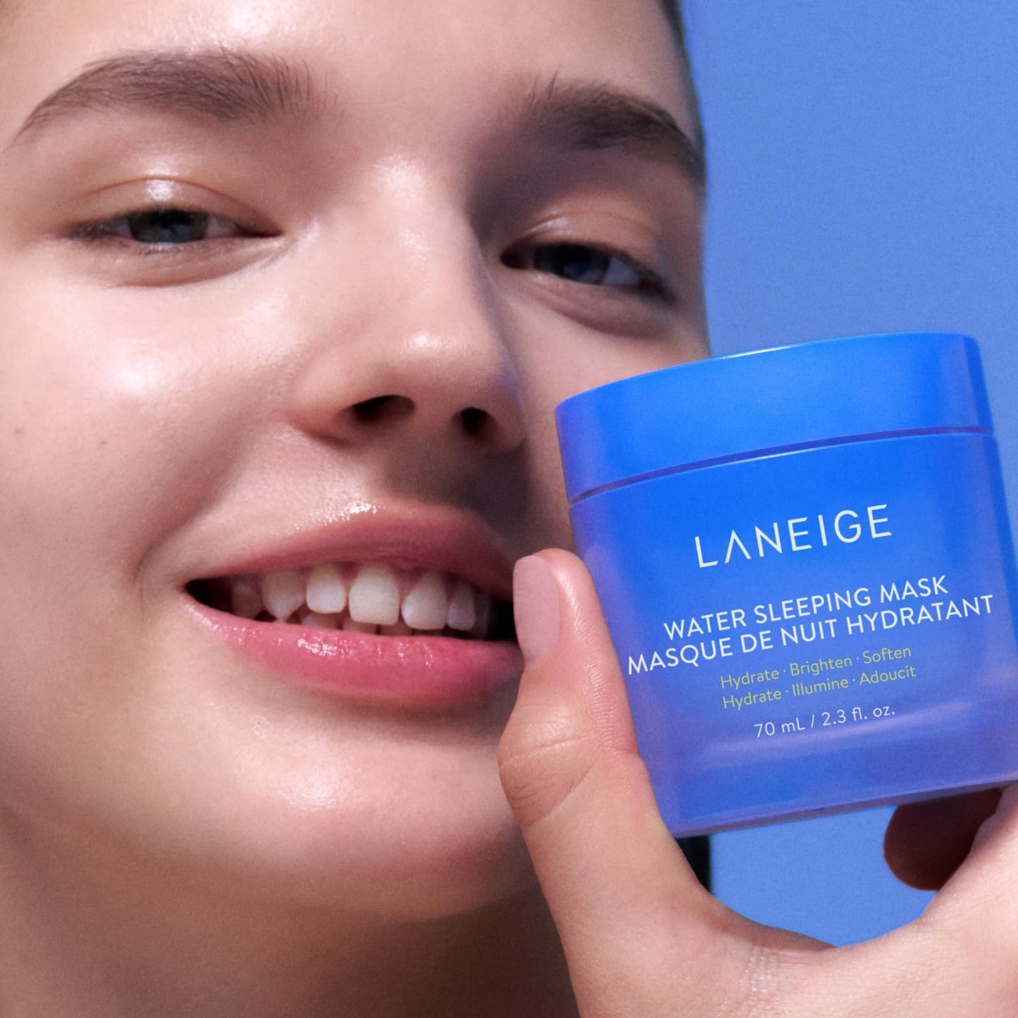 LANEIGE Water Sleeping Mask: Hydrating Korean Overnight Mask with Squalane & Probiotic-Derived Complex, for Bright, Glowing Skin & Barrier Support