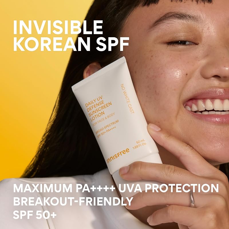 Daily UV Defense Sunscreen SPF 50+ PA++++ – 3.38 Fl Oz (Pack of 1) — Korean Face Sunscreen